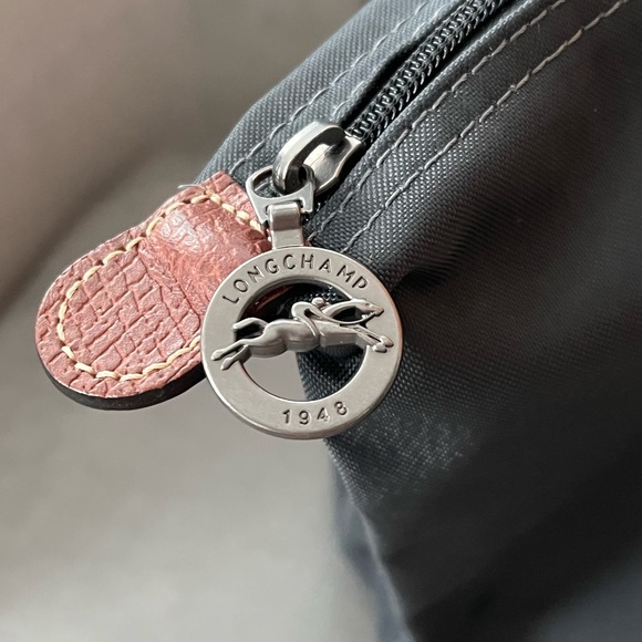 ❗️SOLD❗️Longchamp Le Pliage Eiffel Tower Short Handles Medium Tote - Picture 6 of 10